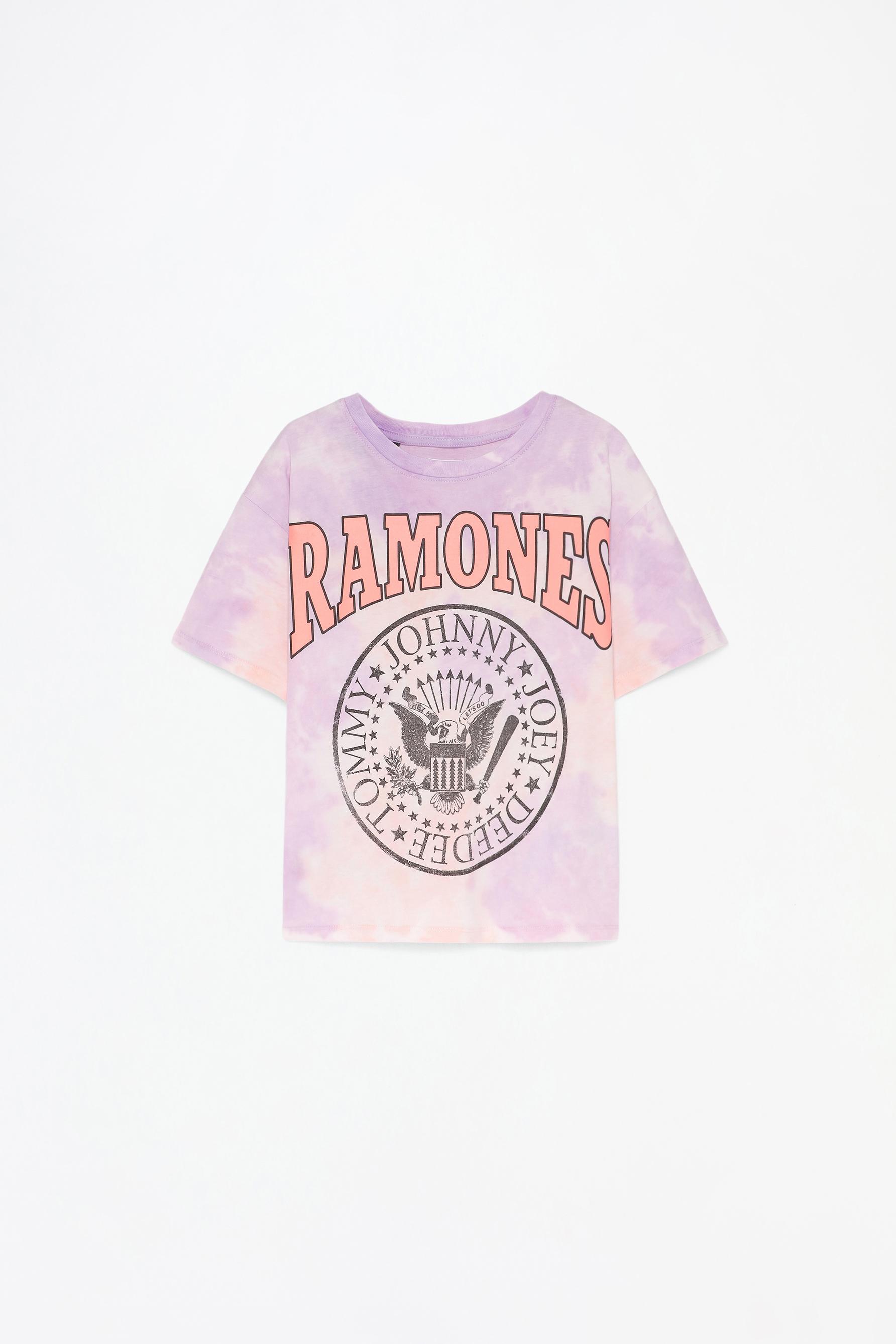 Camiseta Ramones tie dye Tops ROPA Mujer Lefties ESPAÑA