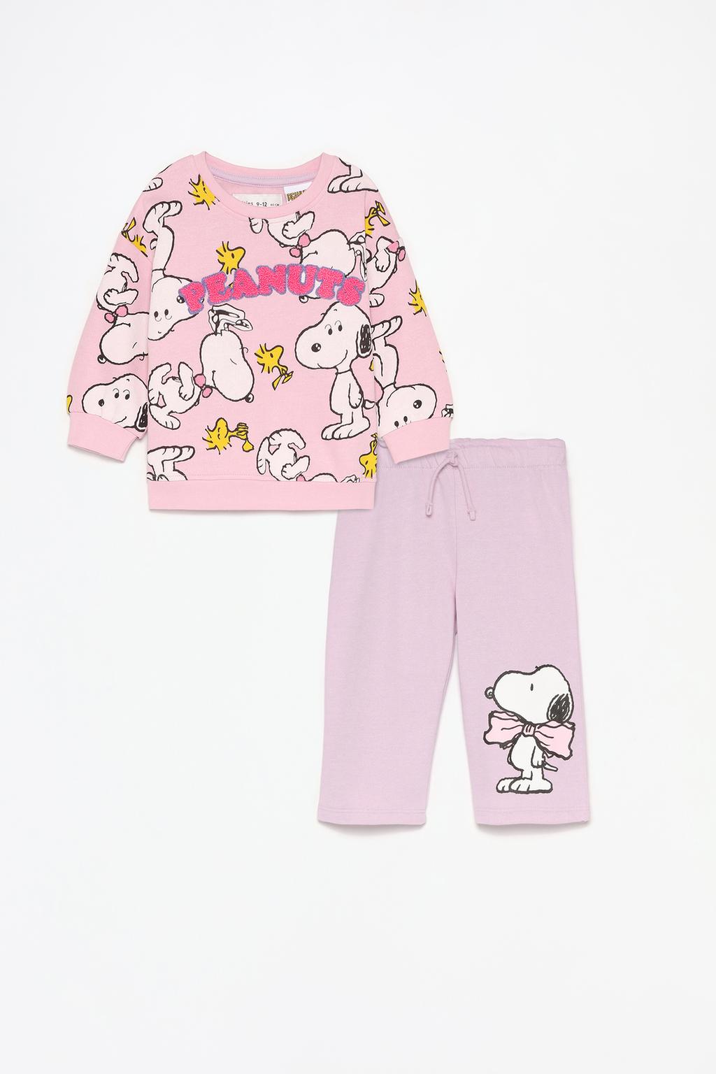 Snoopy Peanuts™ plush sweatshirt and trousers co-ord