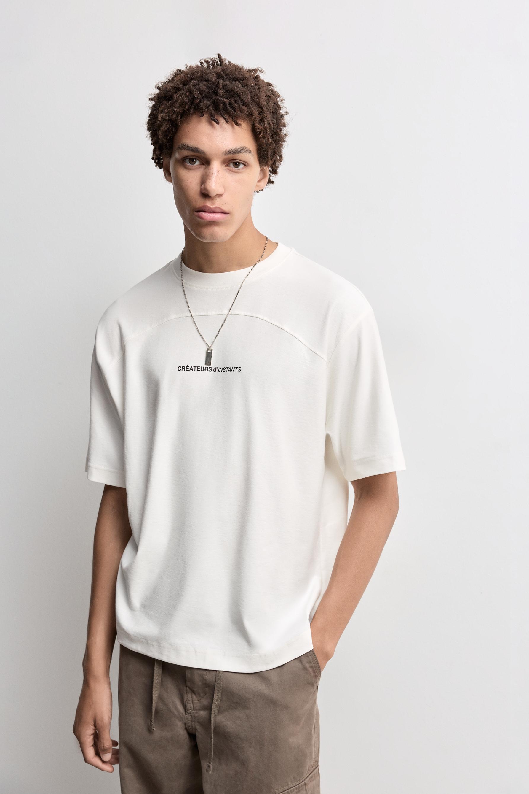 Oversized printed T-shirt — OFF WHITE