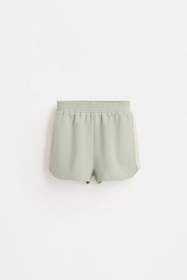 Flowy plush sports shorts — MINT GREEN 1