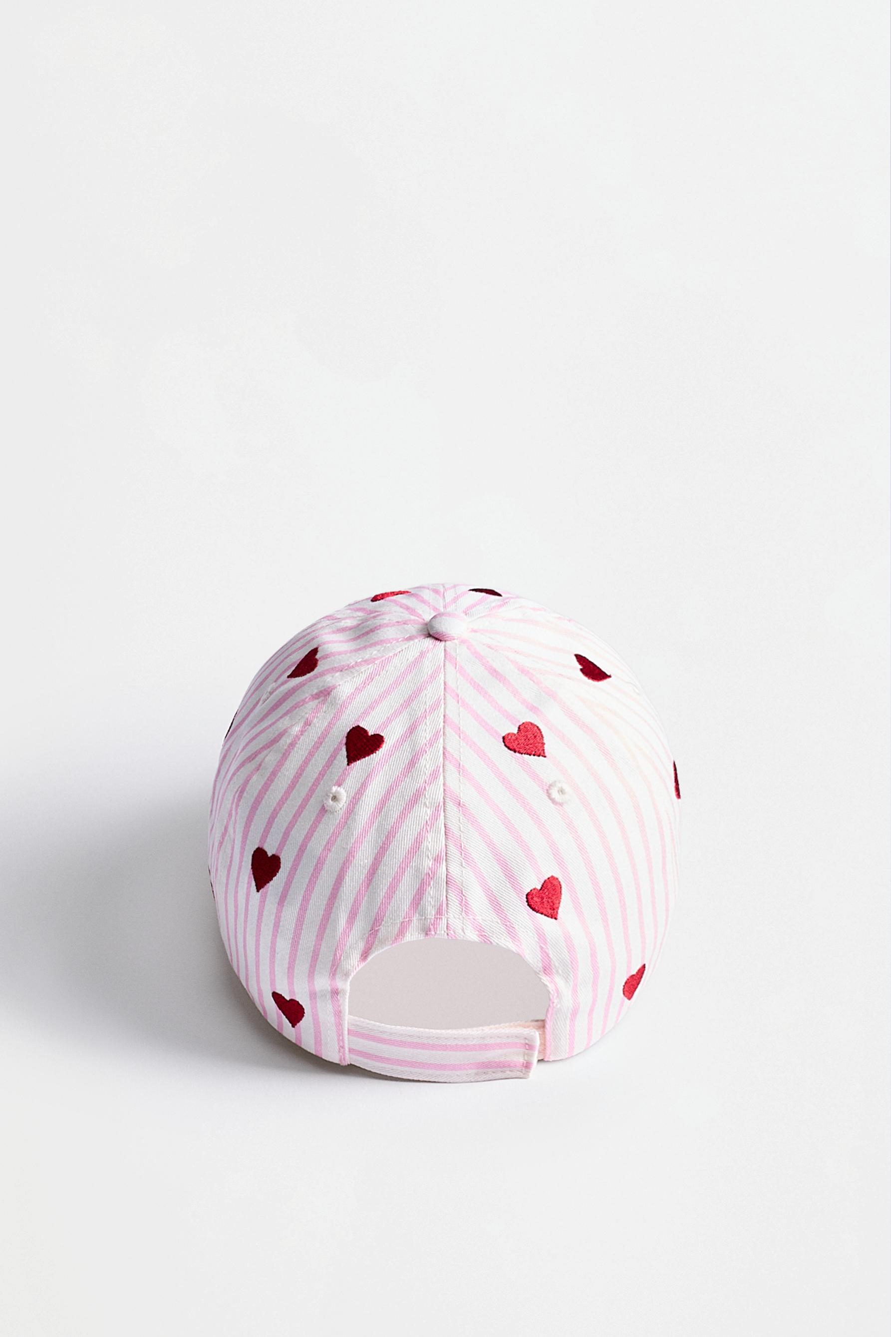 Heart cap — PALE PINK