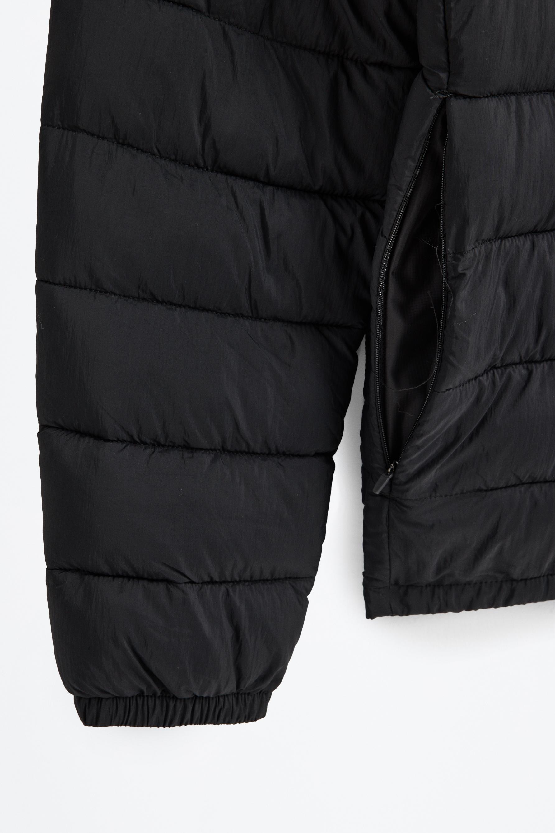 Lightweight quilted jacket — BLACK