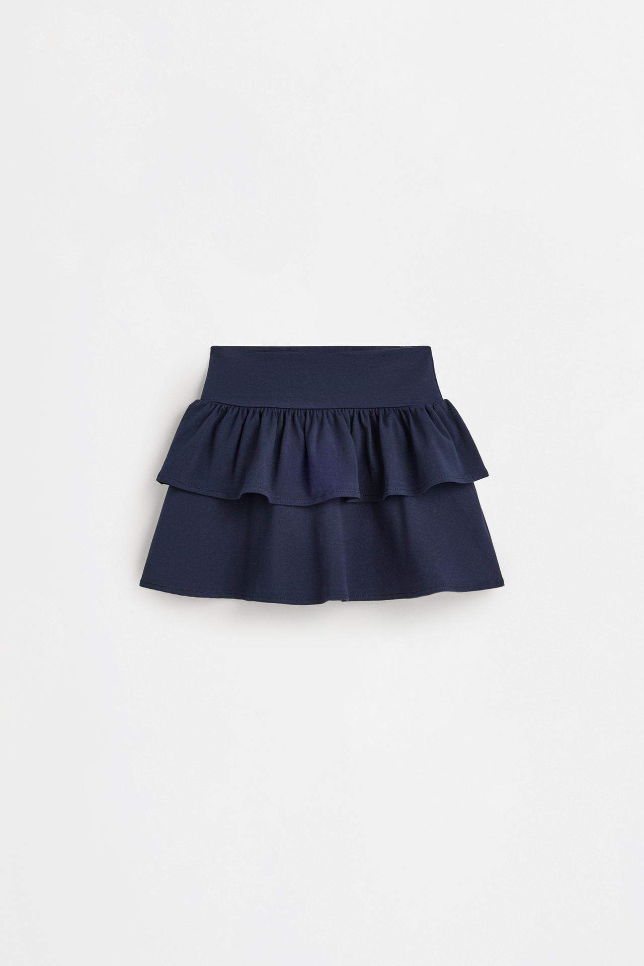 Ruffled skirt — NAVY