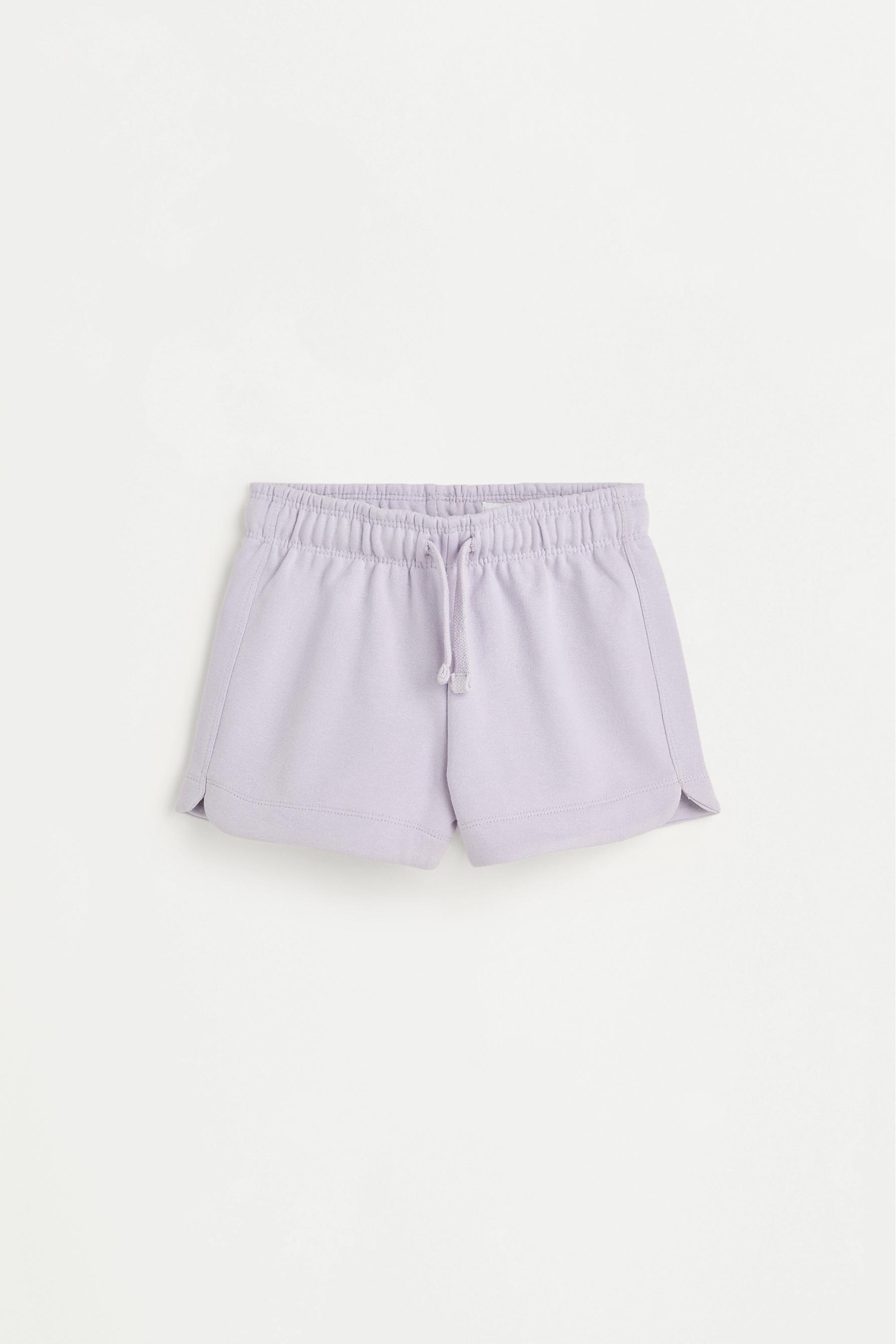 Plain plush shorts — MAUVE