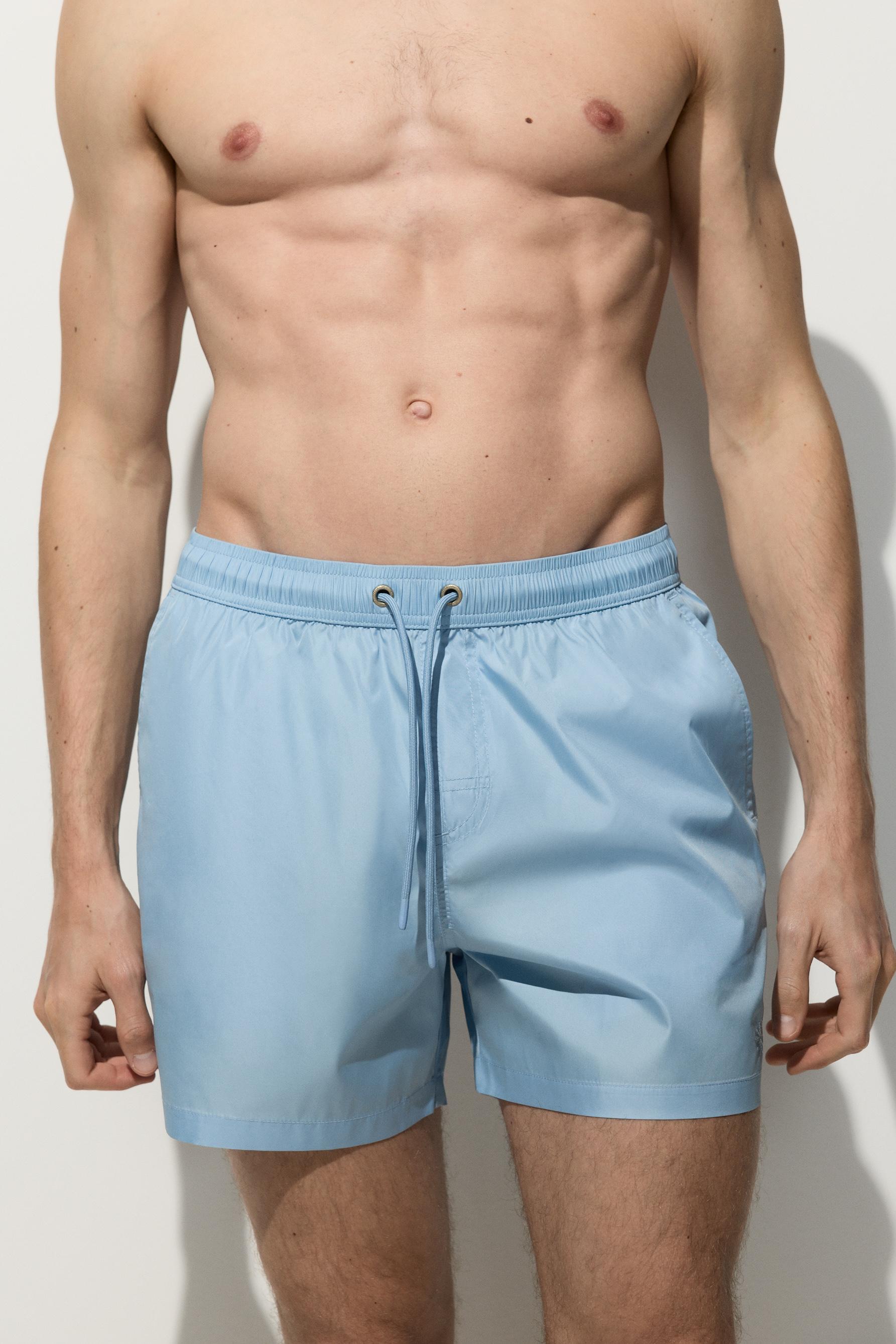 Basic regular fit swim shorts — OCEAN BLUE