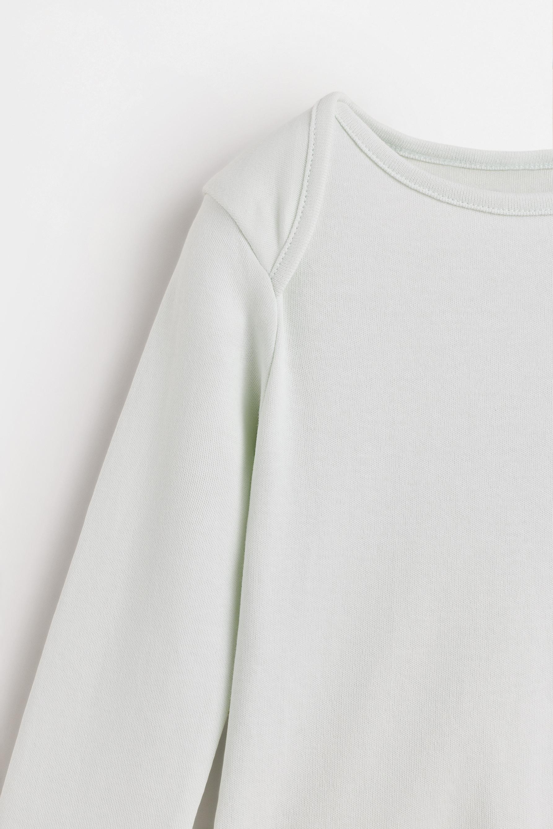 Long sleeve bodysuits (4-pack) — GREEN
