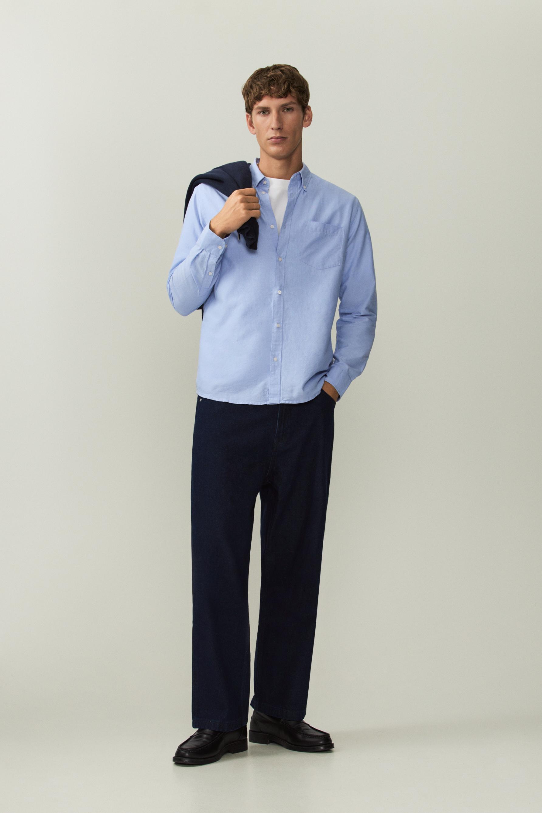 Oxford shirt — PALE BLUE