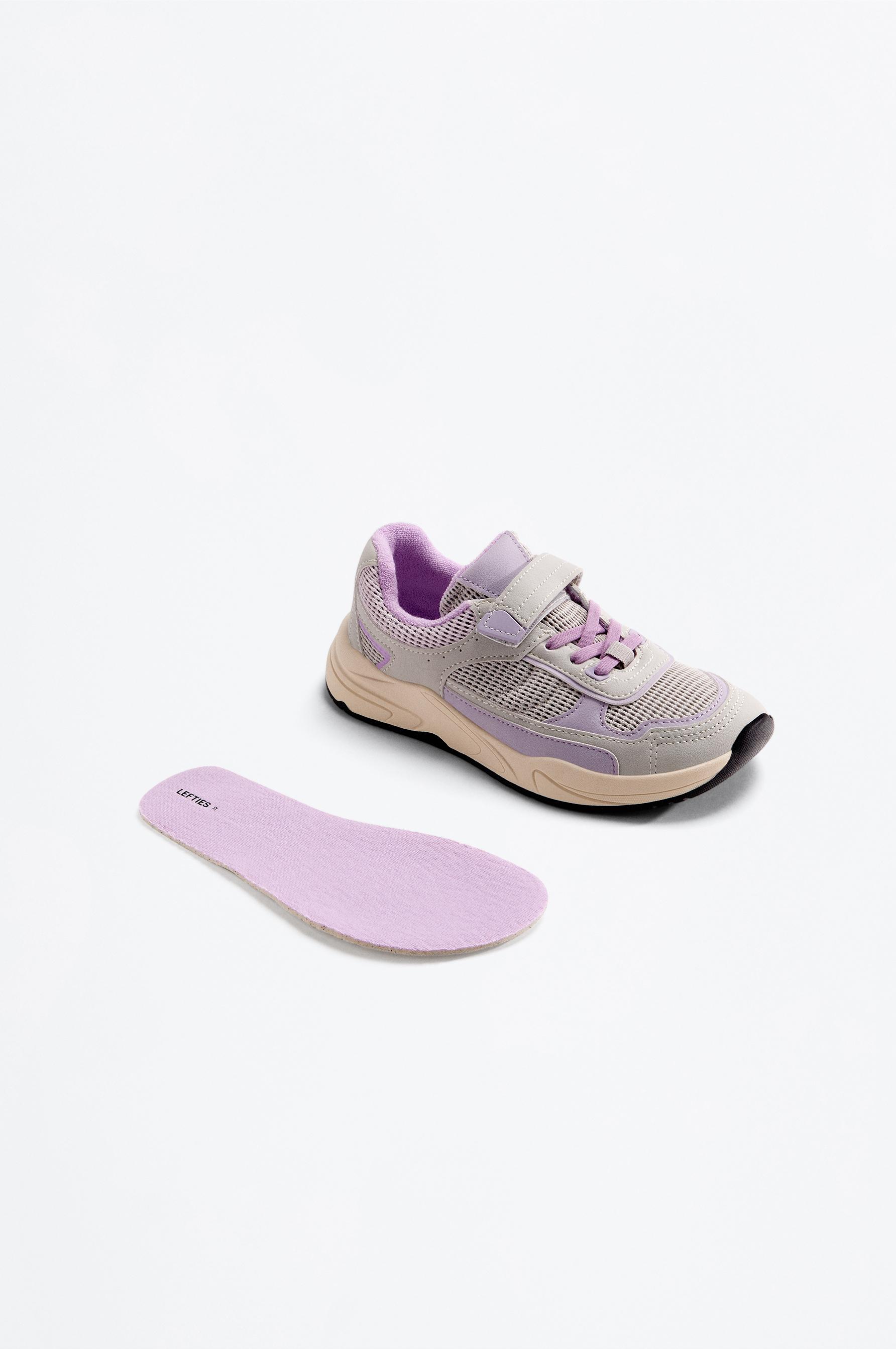 CASUAL BAREFOOT SNEAKER — MAUVE