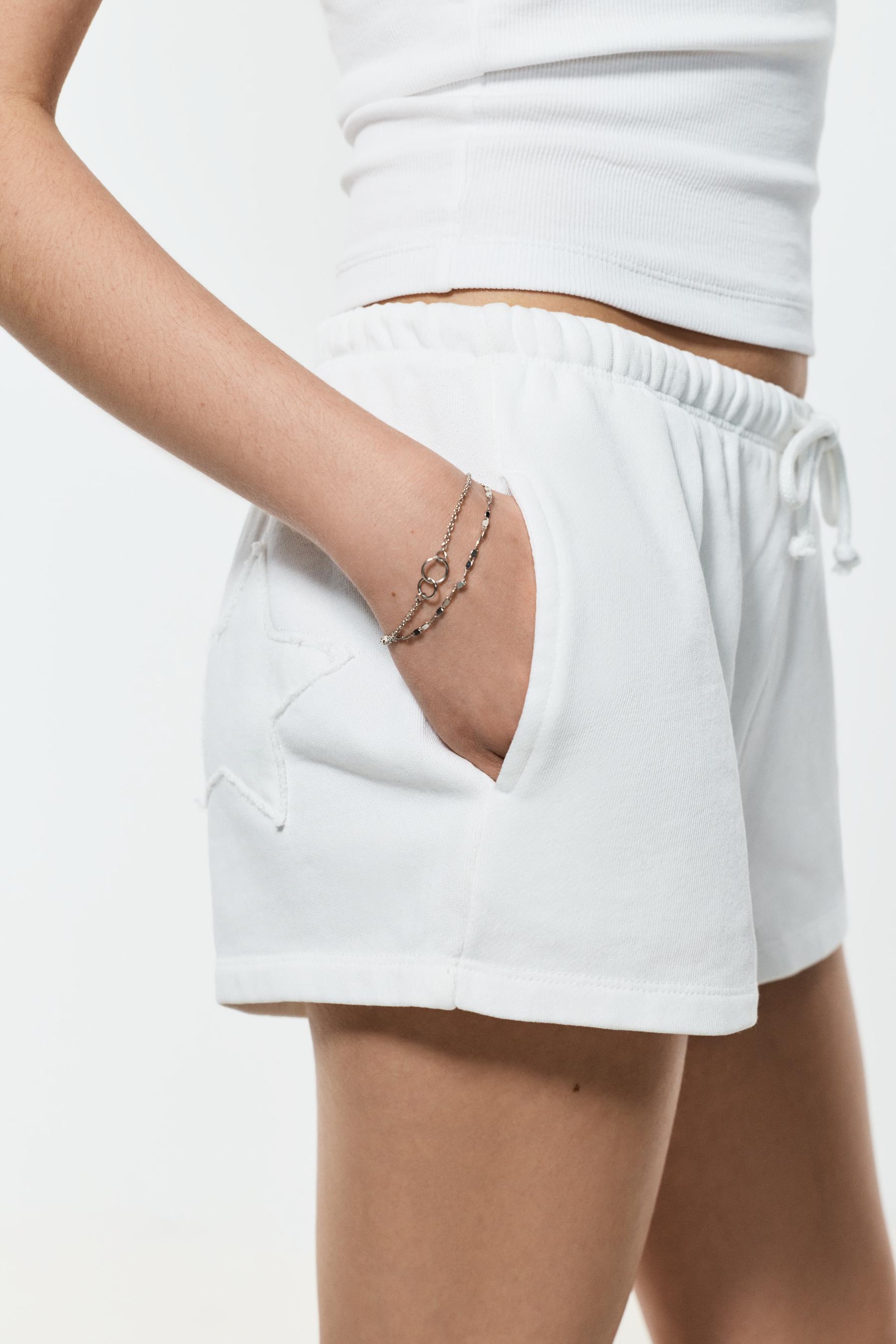 Plush shorts — OFF WHITE