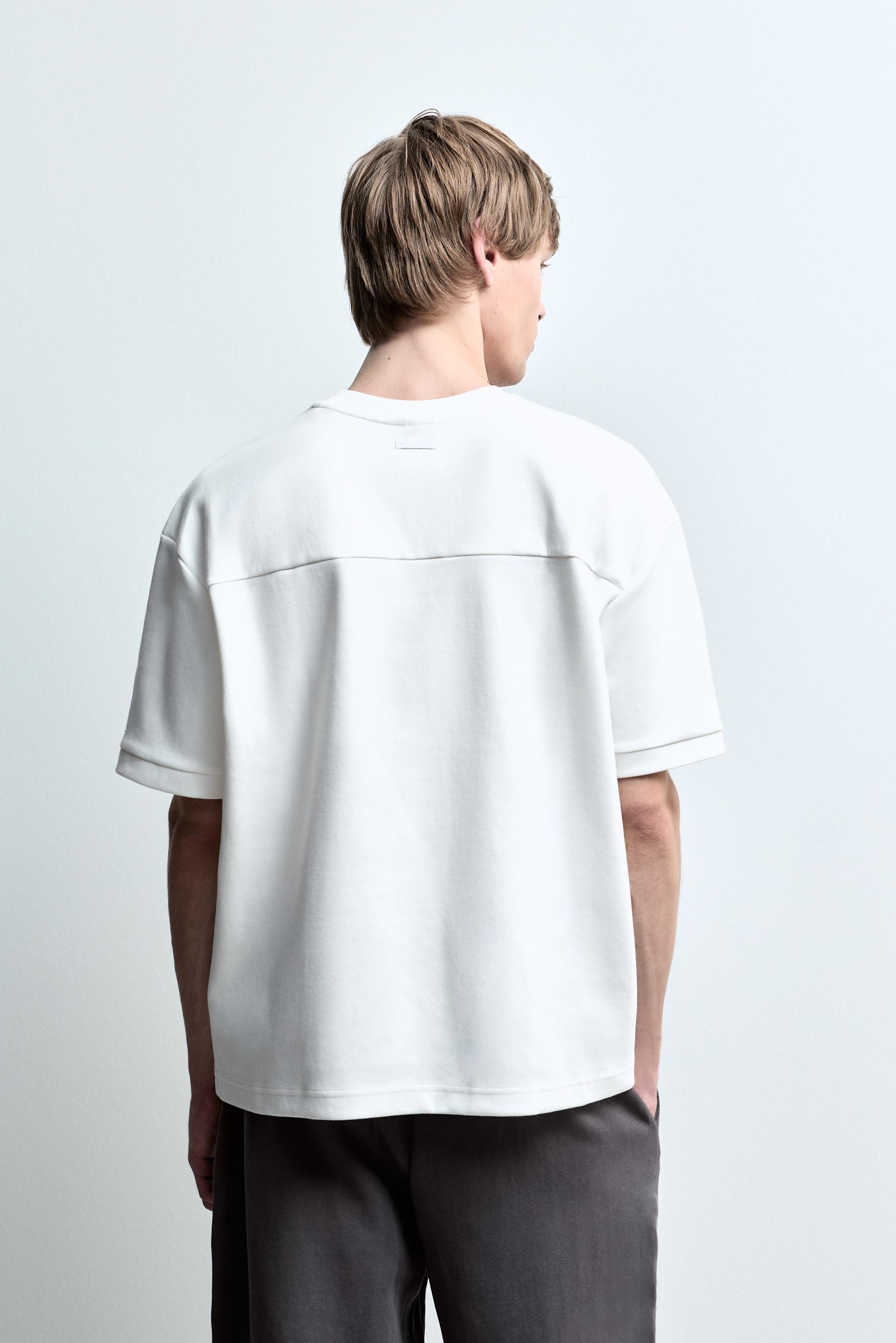 Heavy interlock T-shirt — OFF WHITE