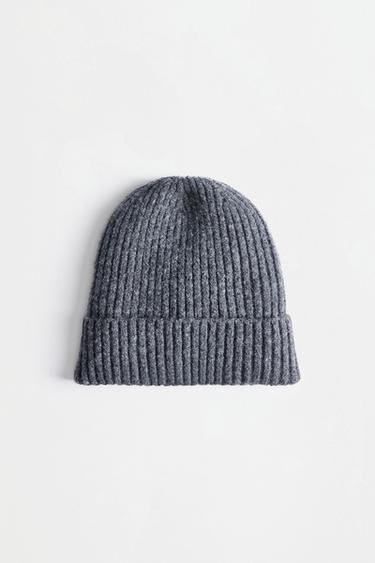 Ribbed hat — GREY 1