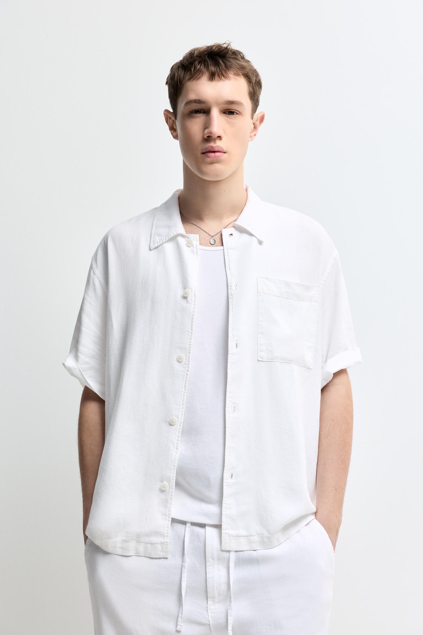 Camisa con lino Lefties Edition