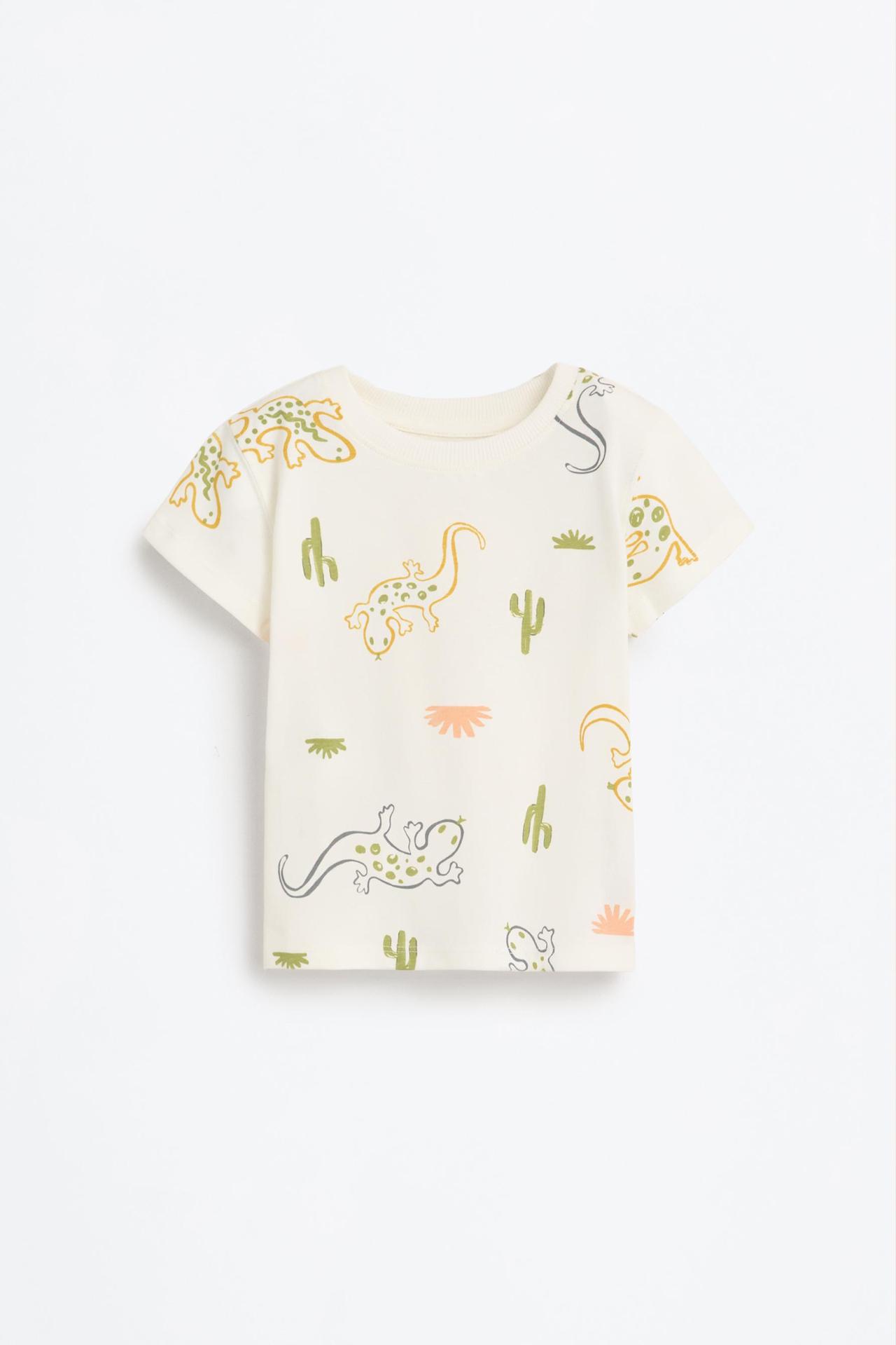 Plush dungarees and T-shirt set — OLIVE GREEN
