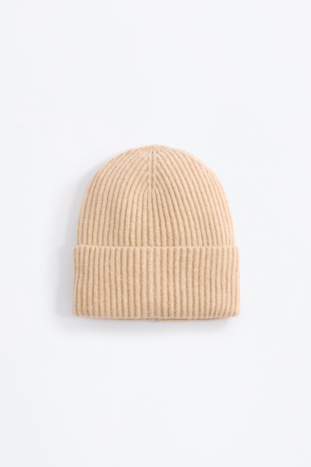 Gorro<br/>punto canalé