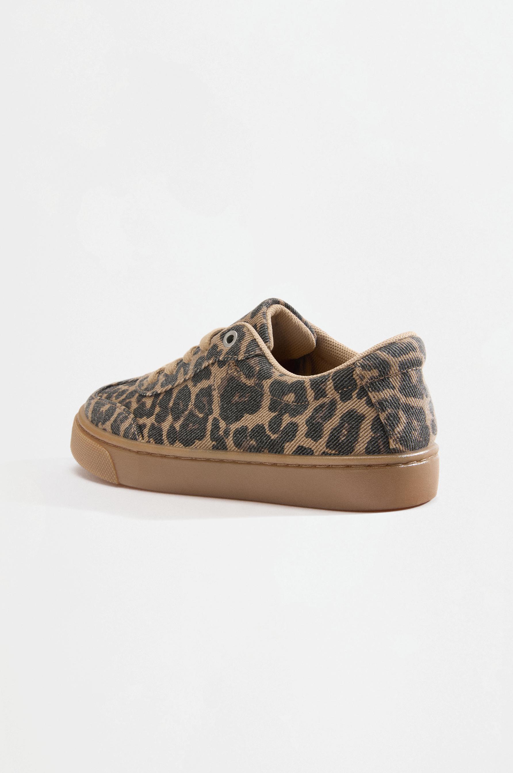 Animal Print Sneakers — LEOPARD
