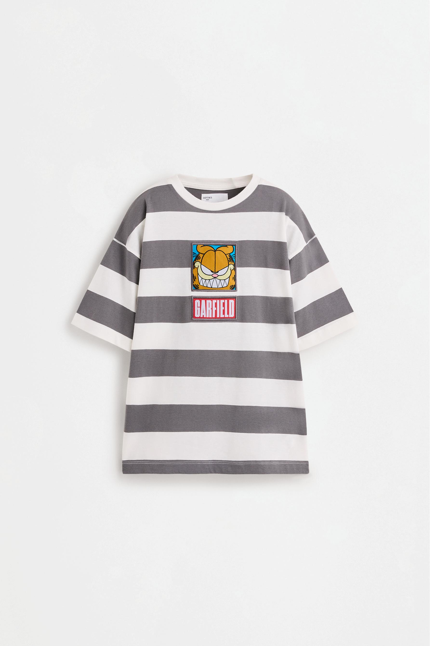 Garfield ©Nickelodeon patch T-shirt — GREY