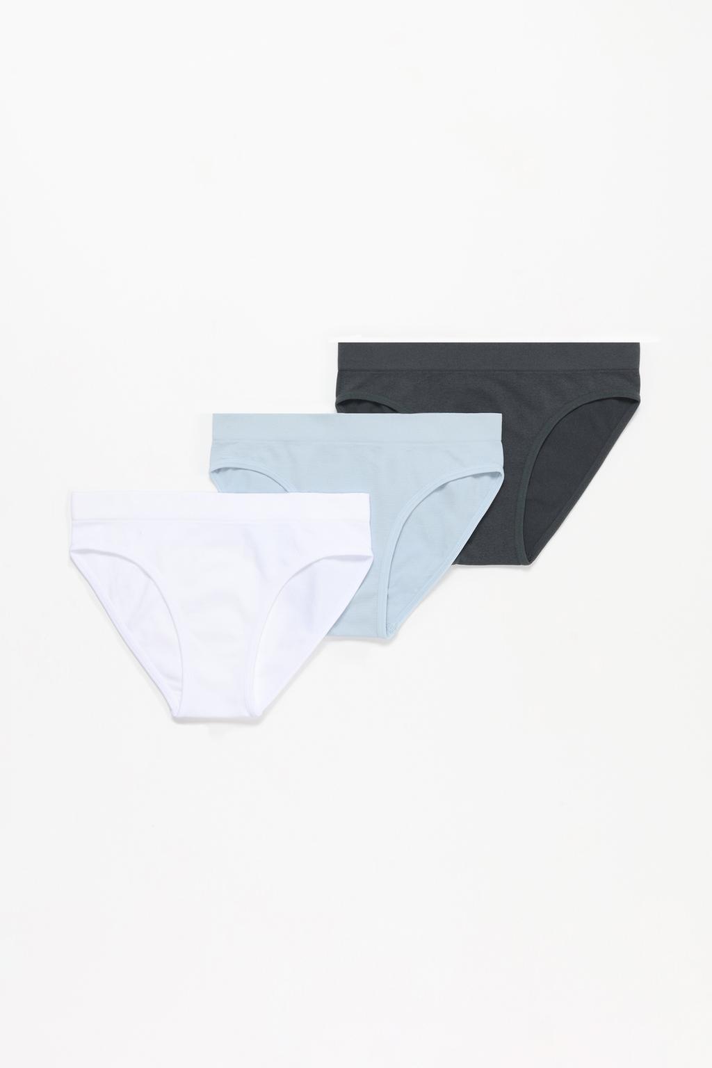Pack 3 slip senza cuciture