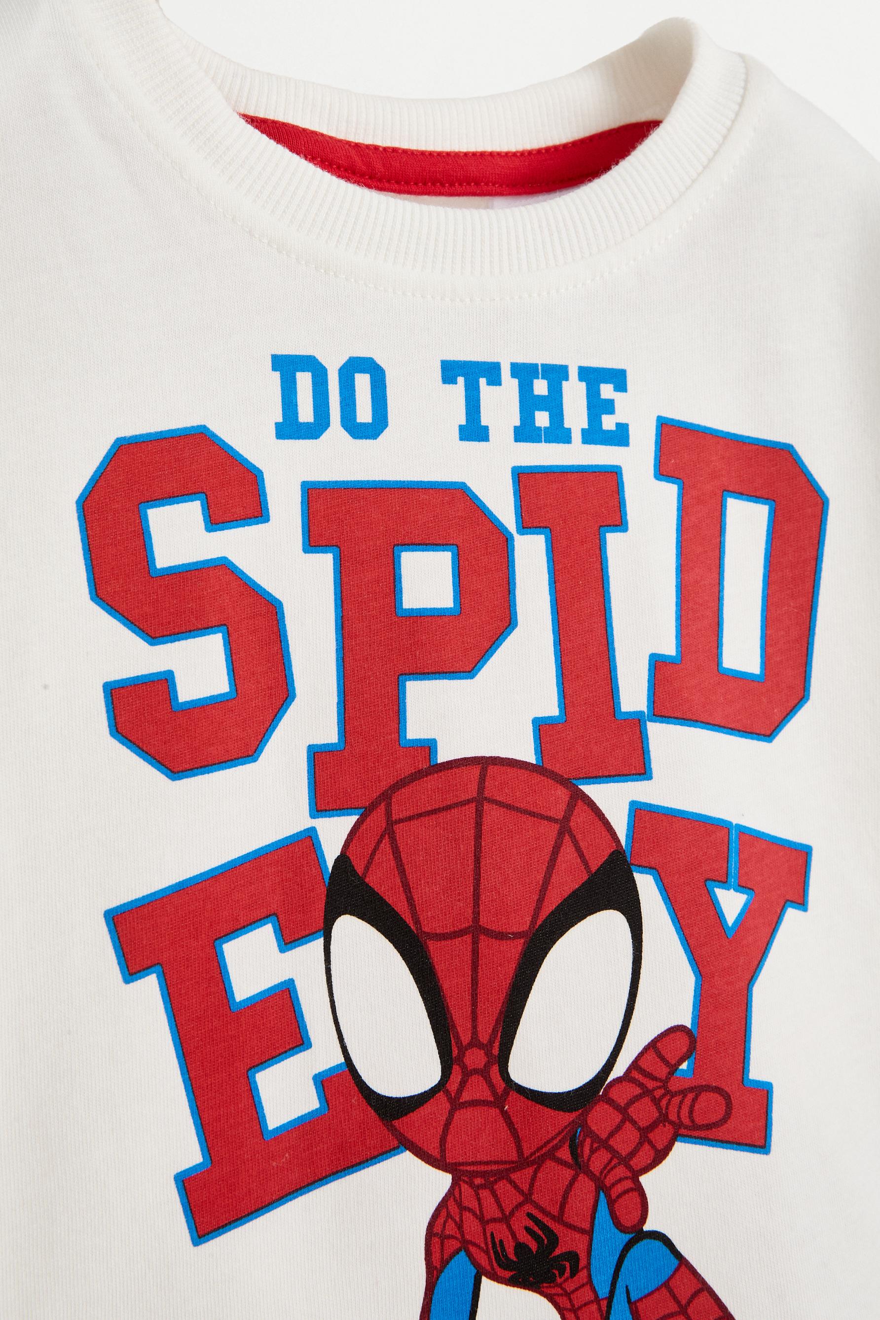 Spidey ©Marvel T-shirt and Bermuda shorts set — WHITE