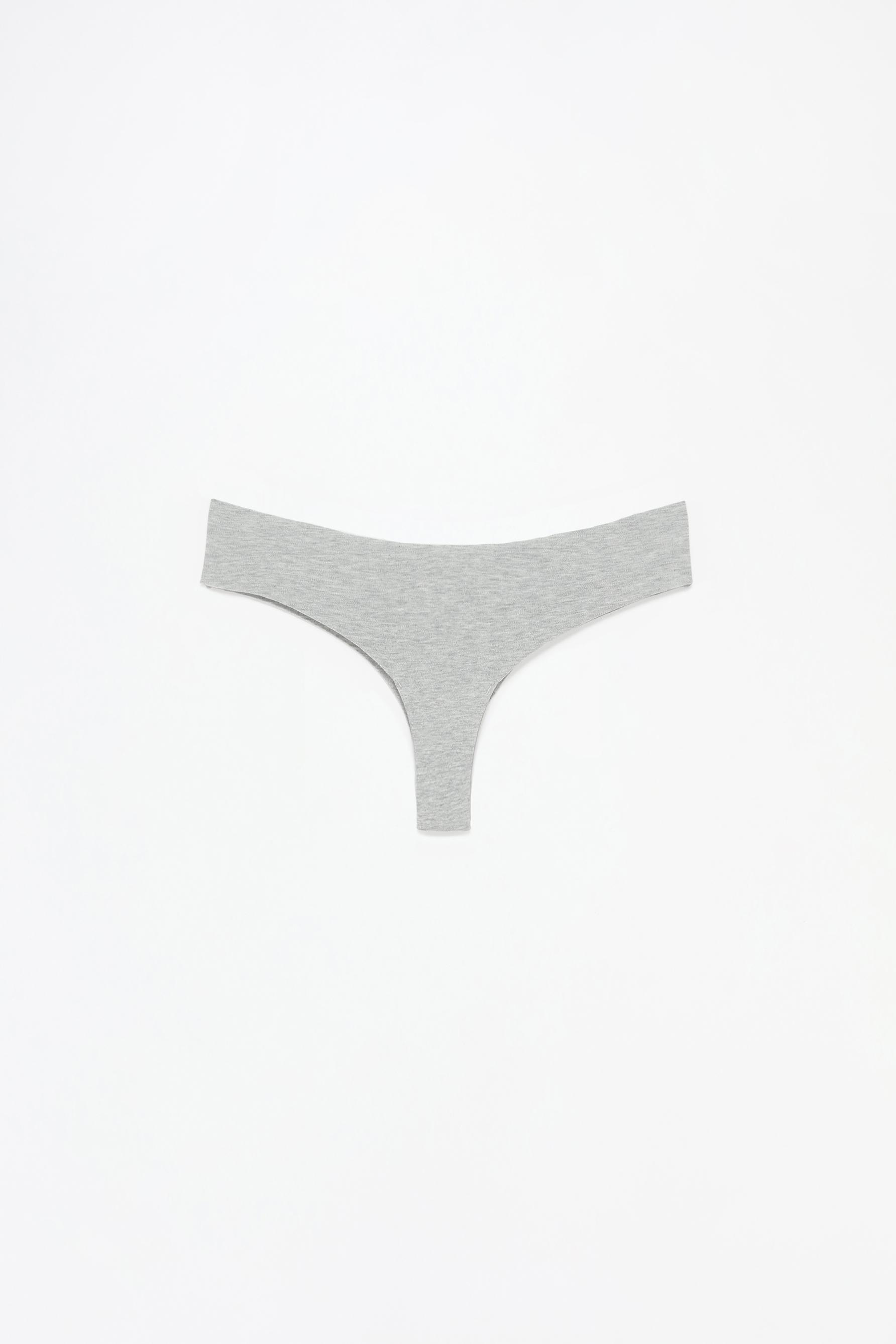 3-pack of cotton hipster briefs — GREY