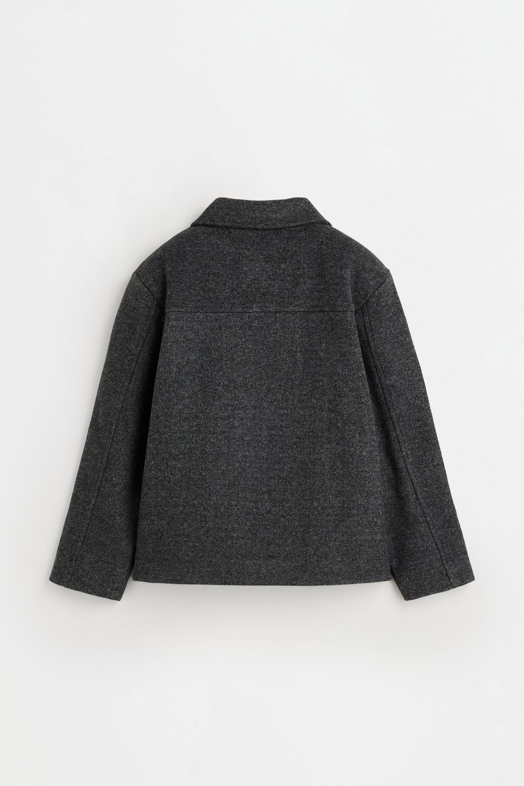 Wool-blend jacket — GREY MARL