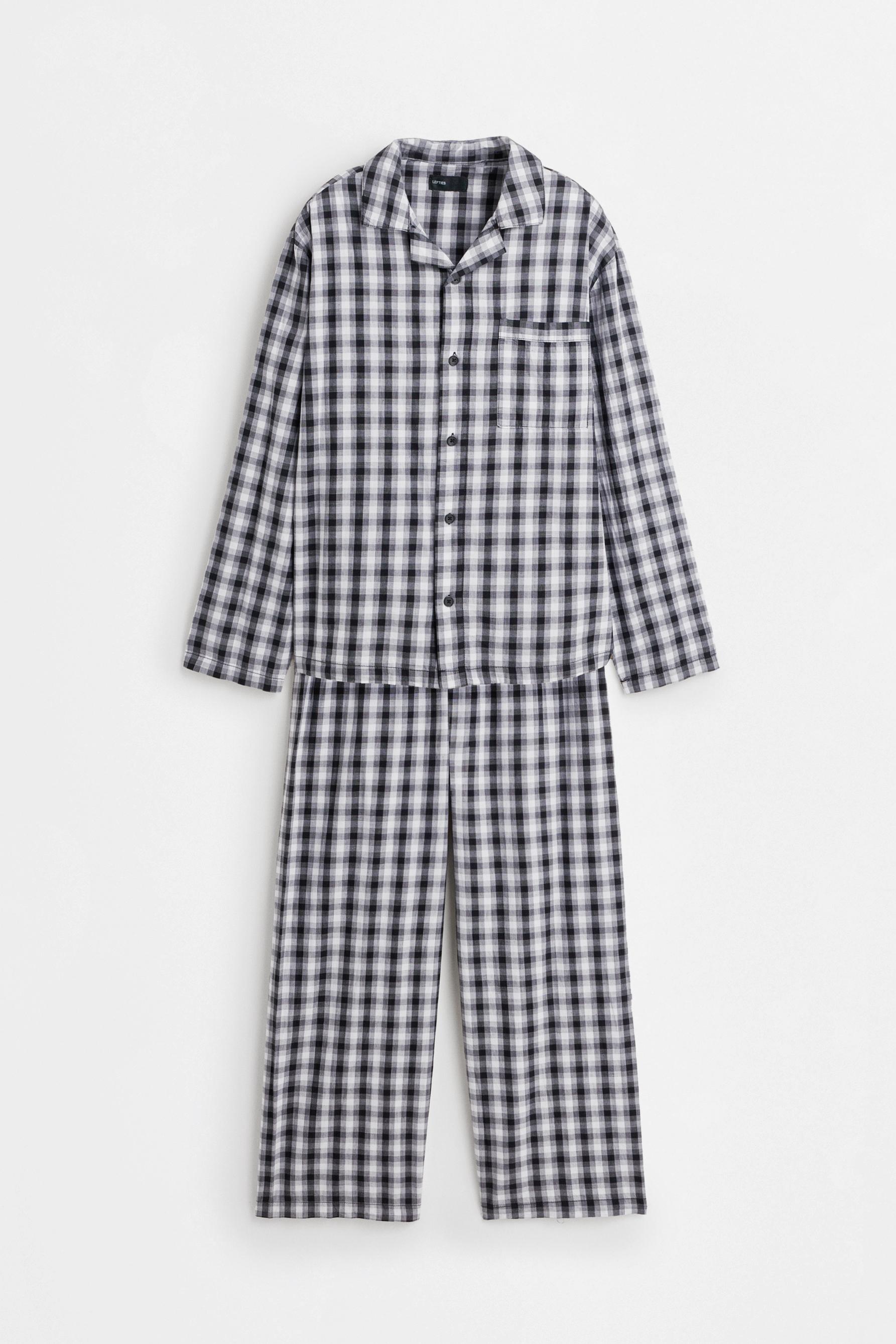 Pijama largo camisero