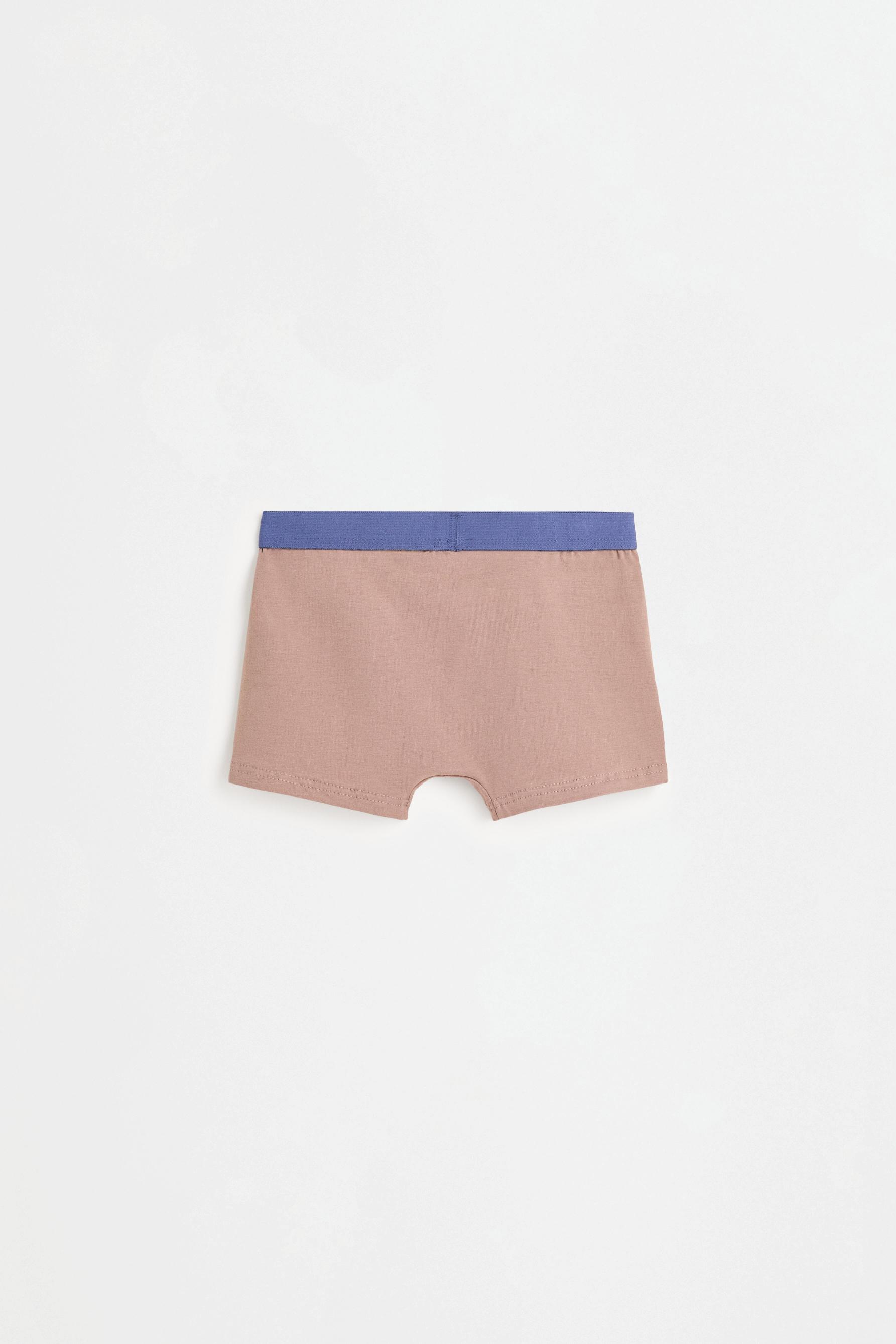 Letter print boxer briefs (7-pack) — GREYISH GREEN
