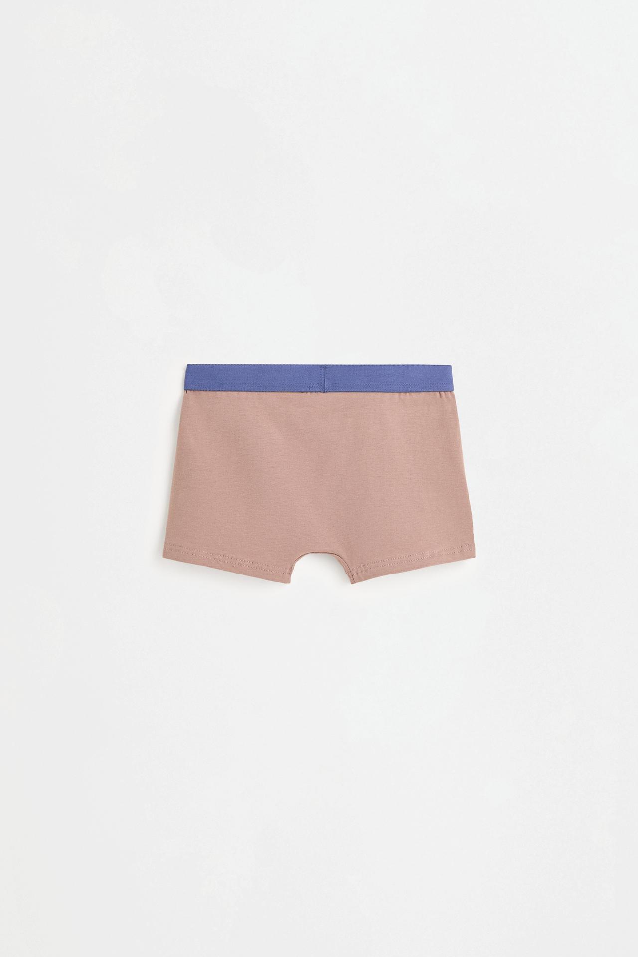 Letter print boxer briefs (7-pack) — GREYISH GREEN