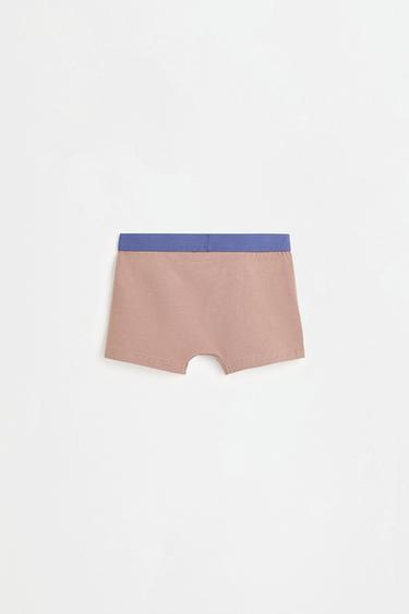 Letter print boxer briefs (7-pack) — GREYISH GREEN 3