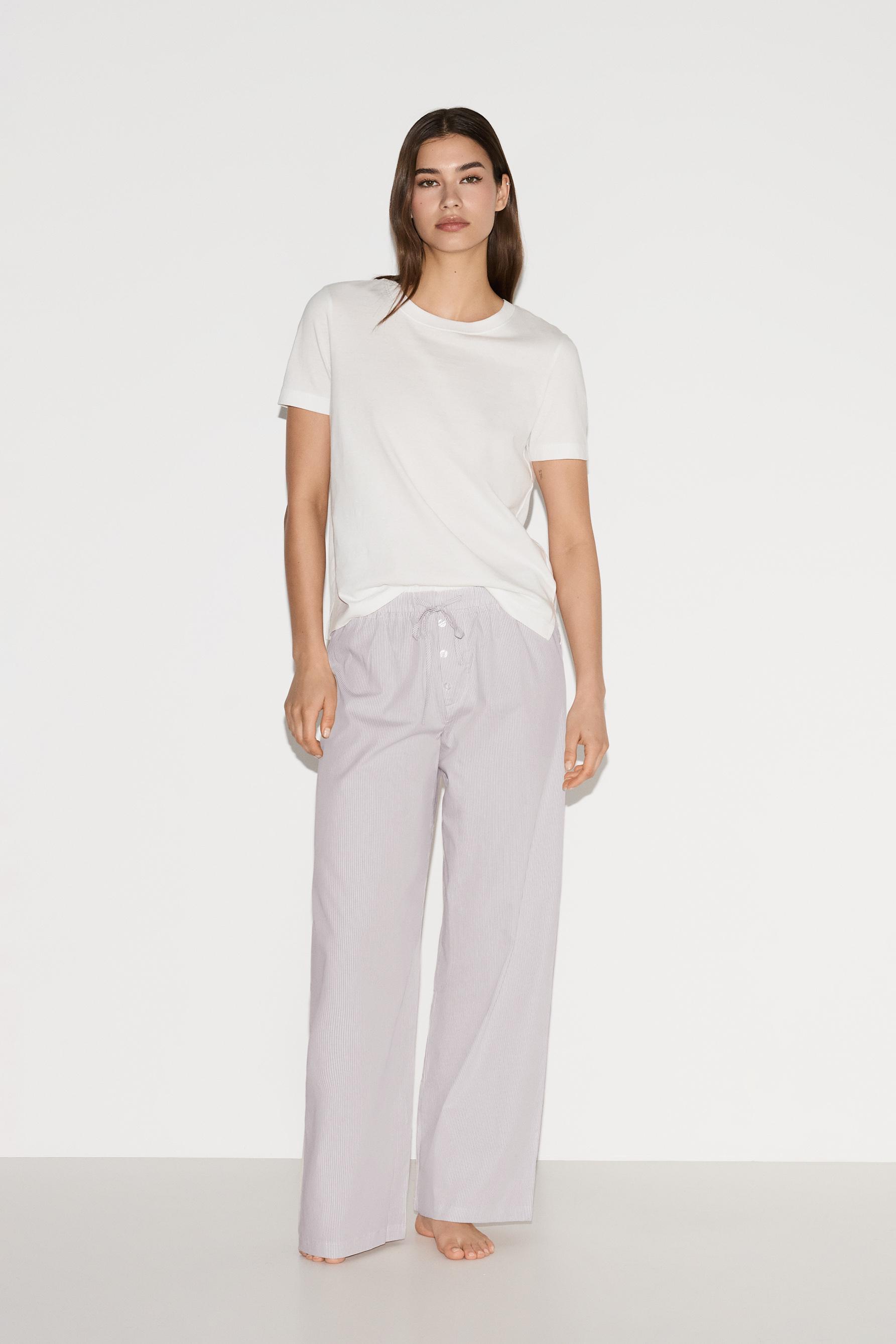 Pantalón pijama popelín