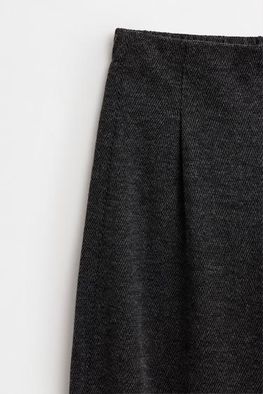 Suede Ponte di Roma balloon trousers — ANTHRACITE GREY 3