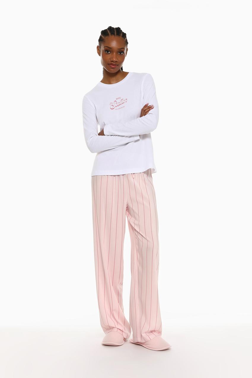 Algodón Pijamas De Manga Larga Mujer Pijamas Mujer Muslher