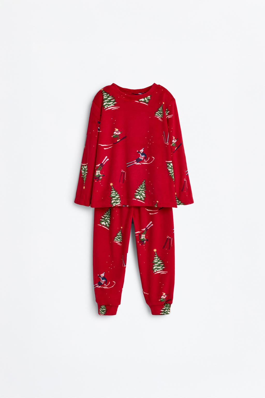 Baby | Velvety ski pyjamas