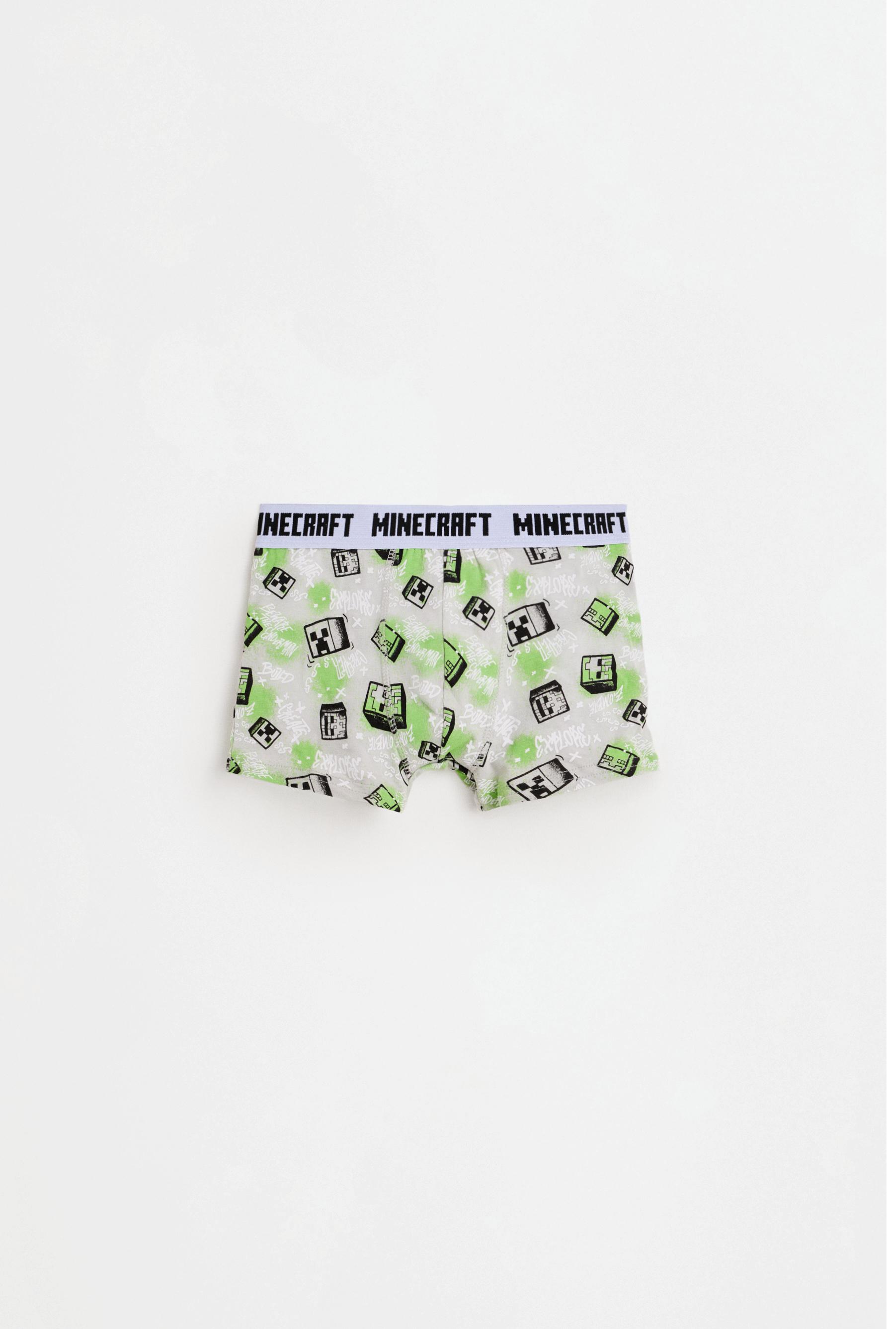 Minecraft Boxer Briefs (3-Pack) — GREYISH GREEN