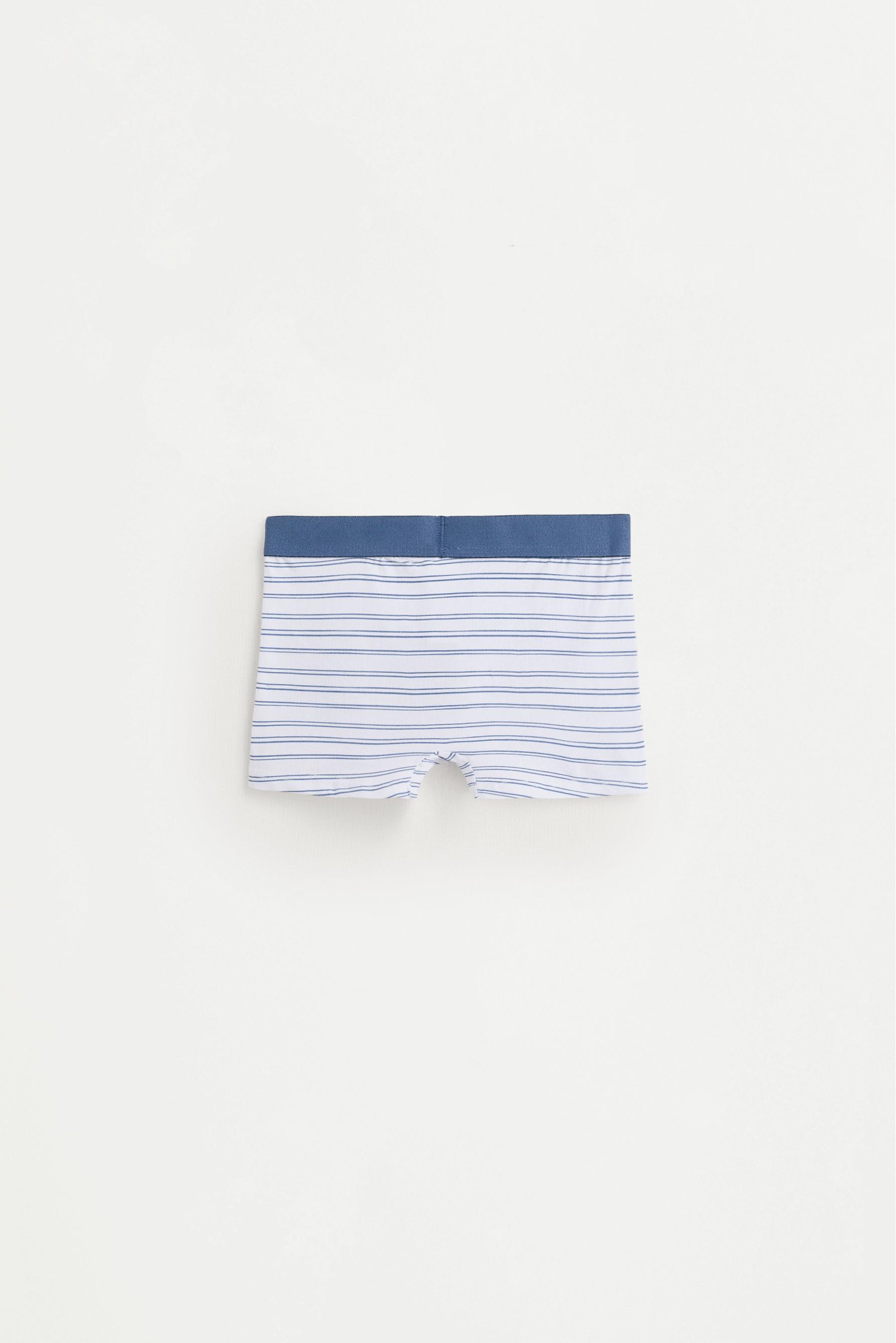 Pack of 7 contrast boxer briefs — GREENISH BLUE (alternate view)