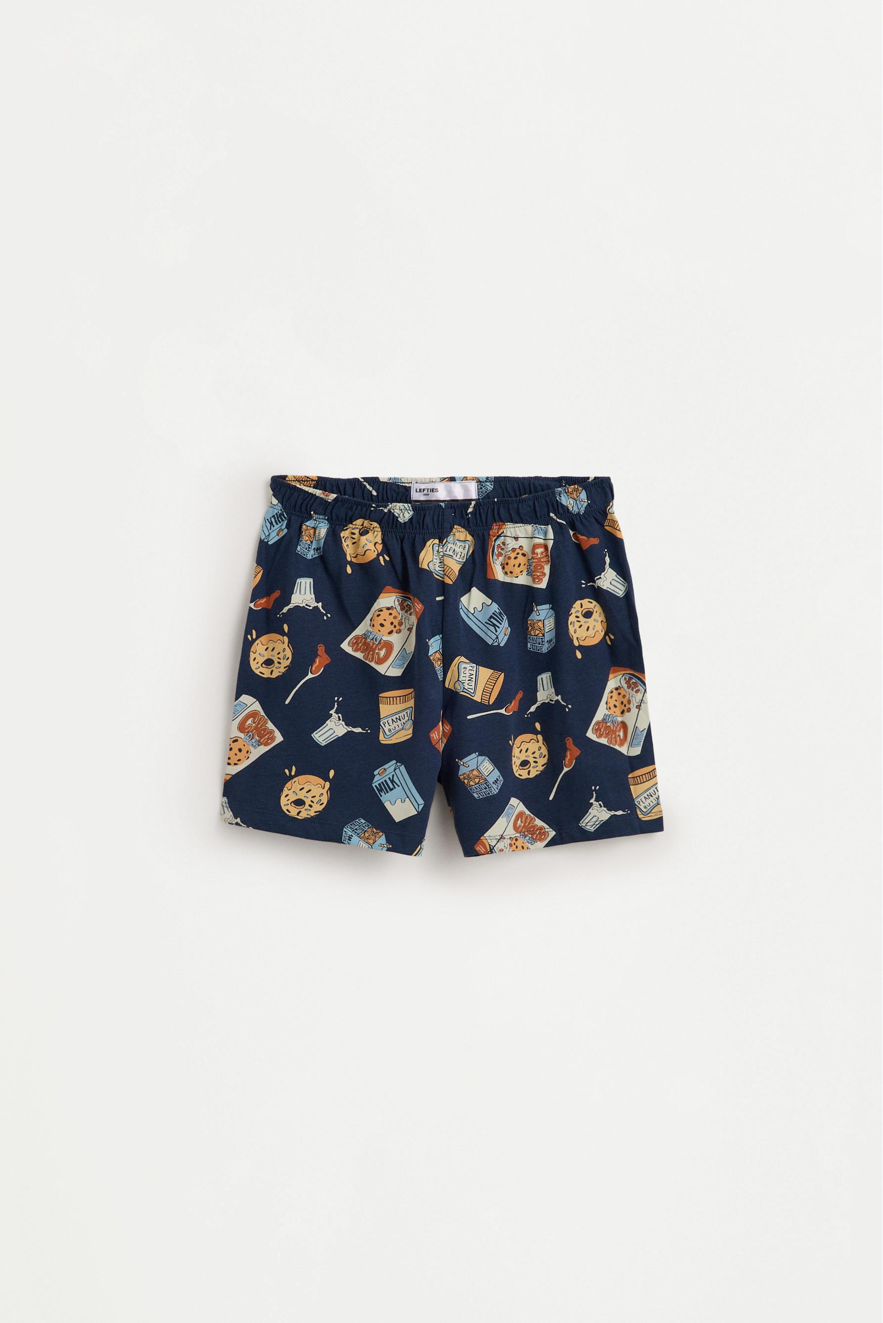 Short glow-in-the-dark pyjamas — BLUE