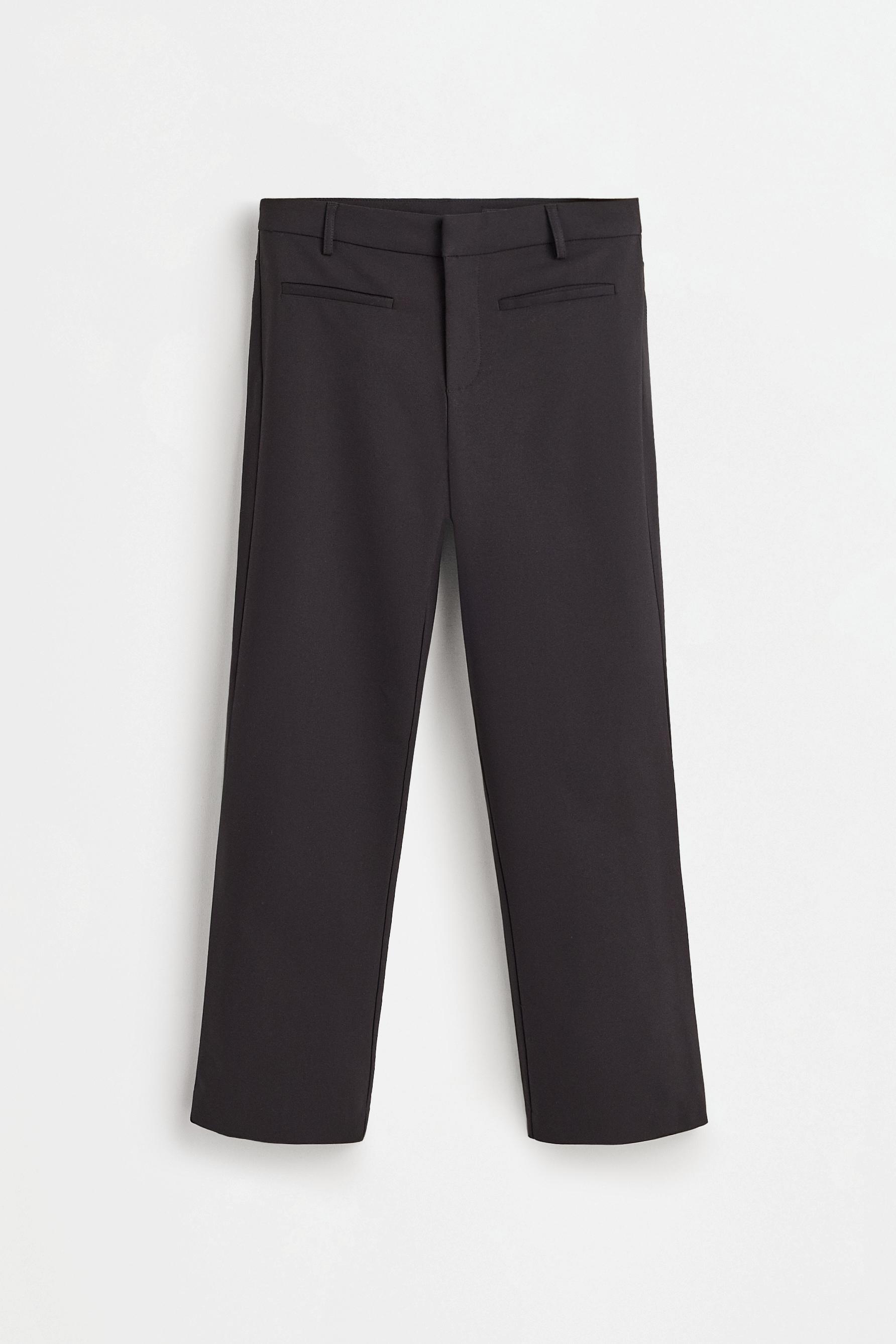 Bell bottom trousers — BLACK