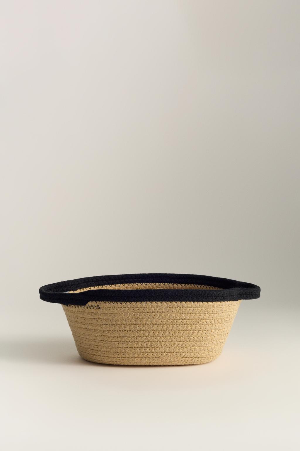 Cesta ovalada mediana 34 x 22 x 12 cm