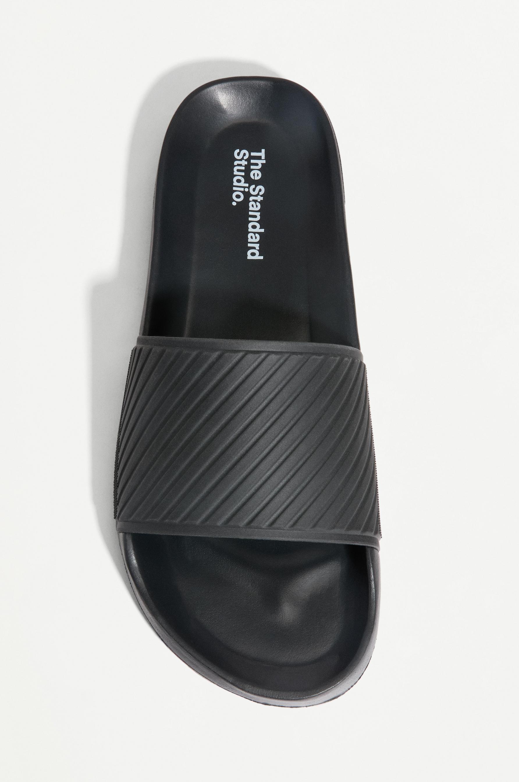 Men's slide sandals — BLACK