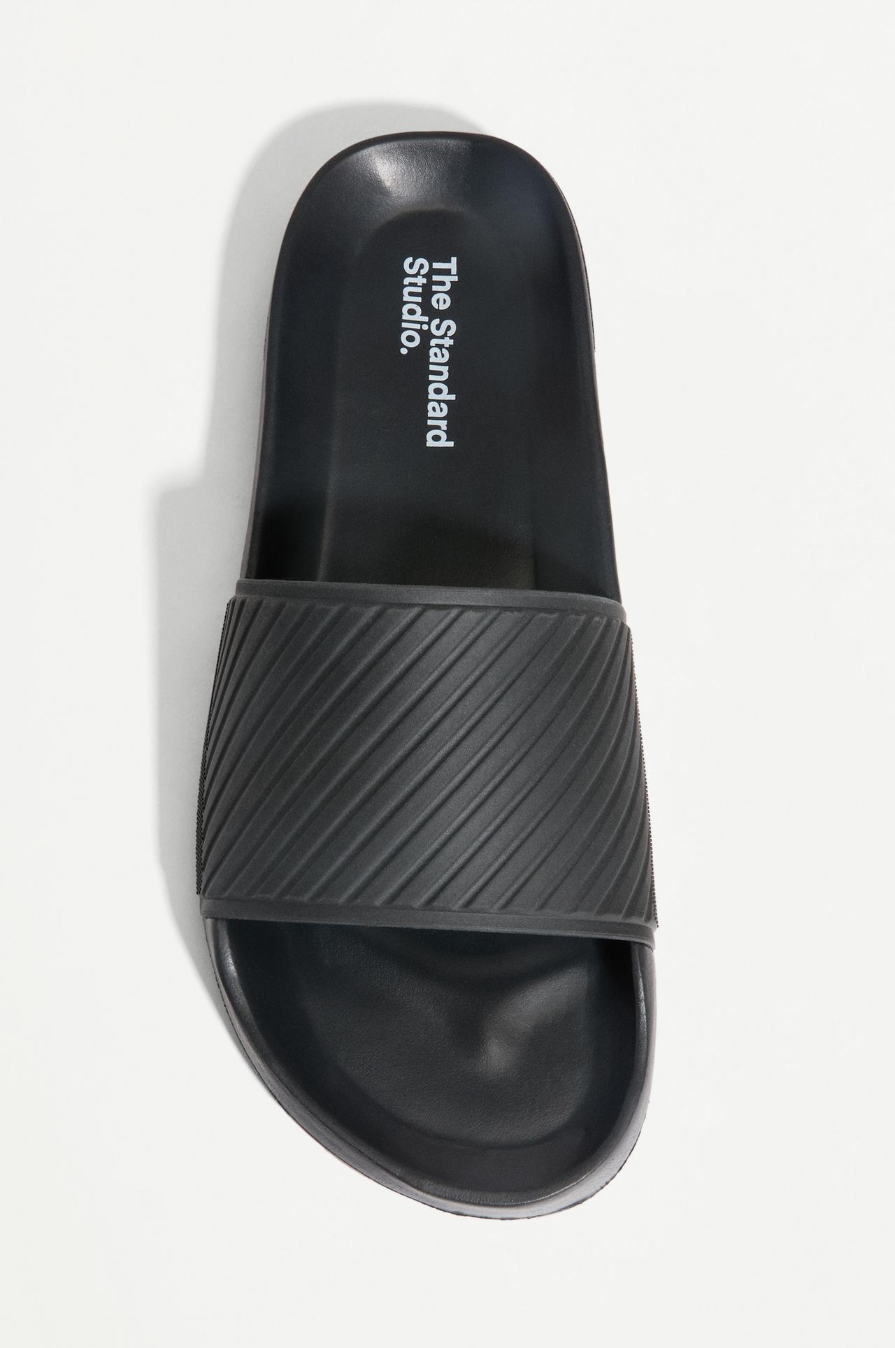 Men's slide sandals — BLACK