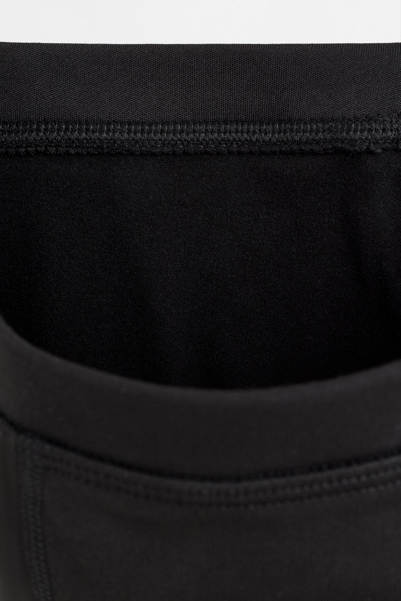 MEDIUM WEIGHT thermal leggings — BLACK