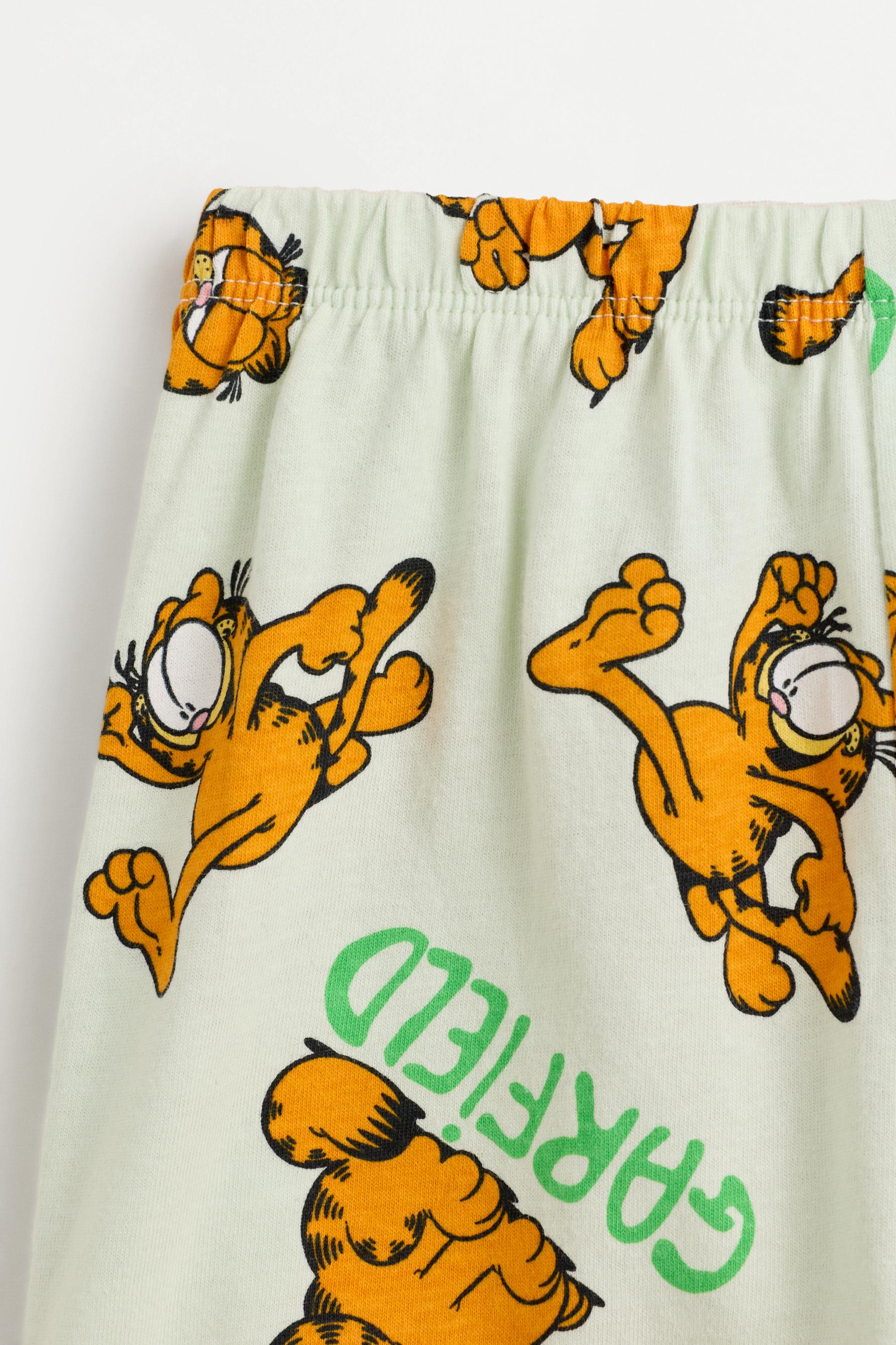 Pack of 2 Garfield ©Nickelodeon short pyjamas — PALE BLUE