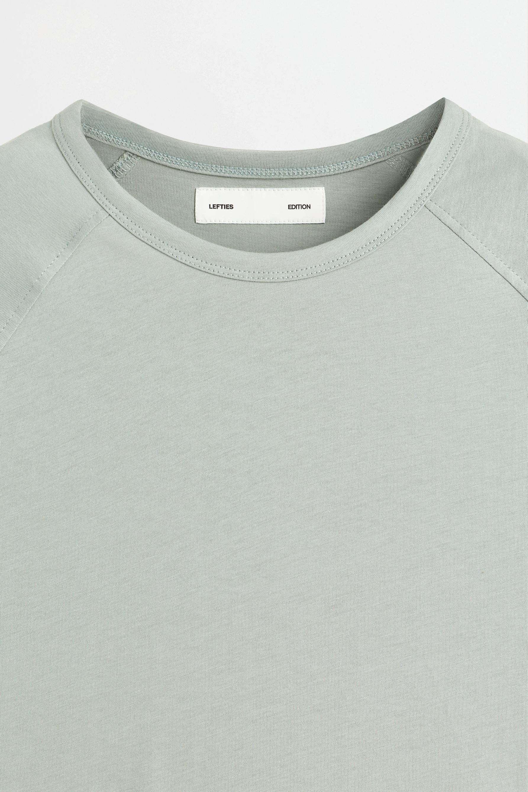 Mercerised T-shirt — PASTEL GREEN