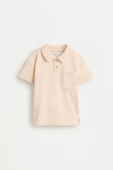 Rustic polo shirt and Bermuda shorts set — ECRU 2