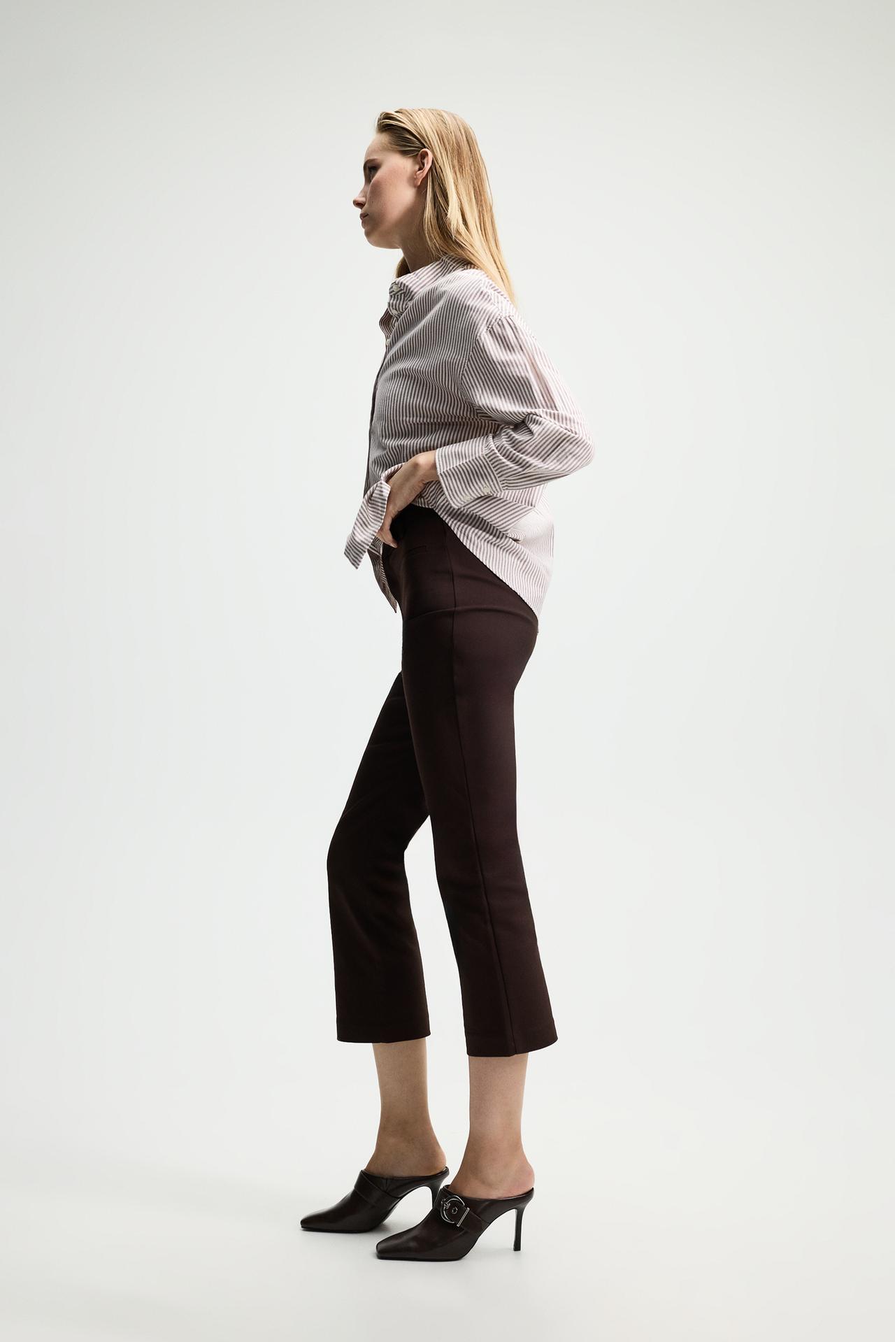Bell bottom trousers — CHOCOLATE