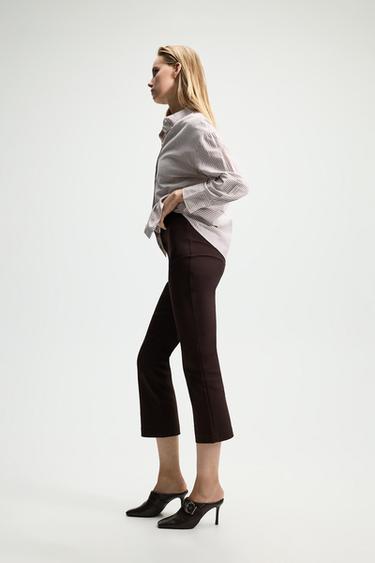 Bell bottom trousers — CHOCOLATE 4