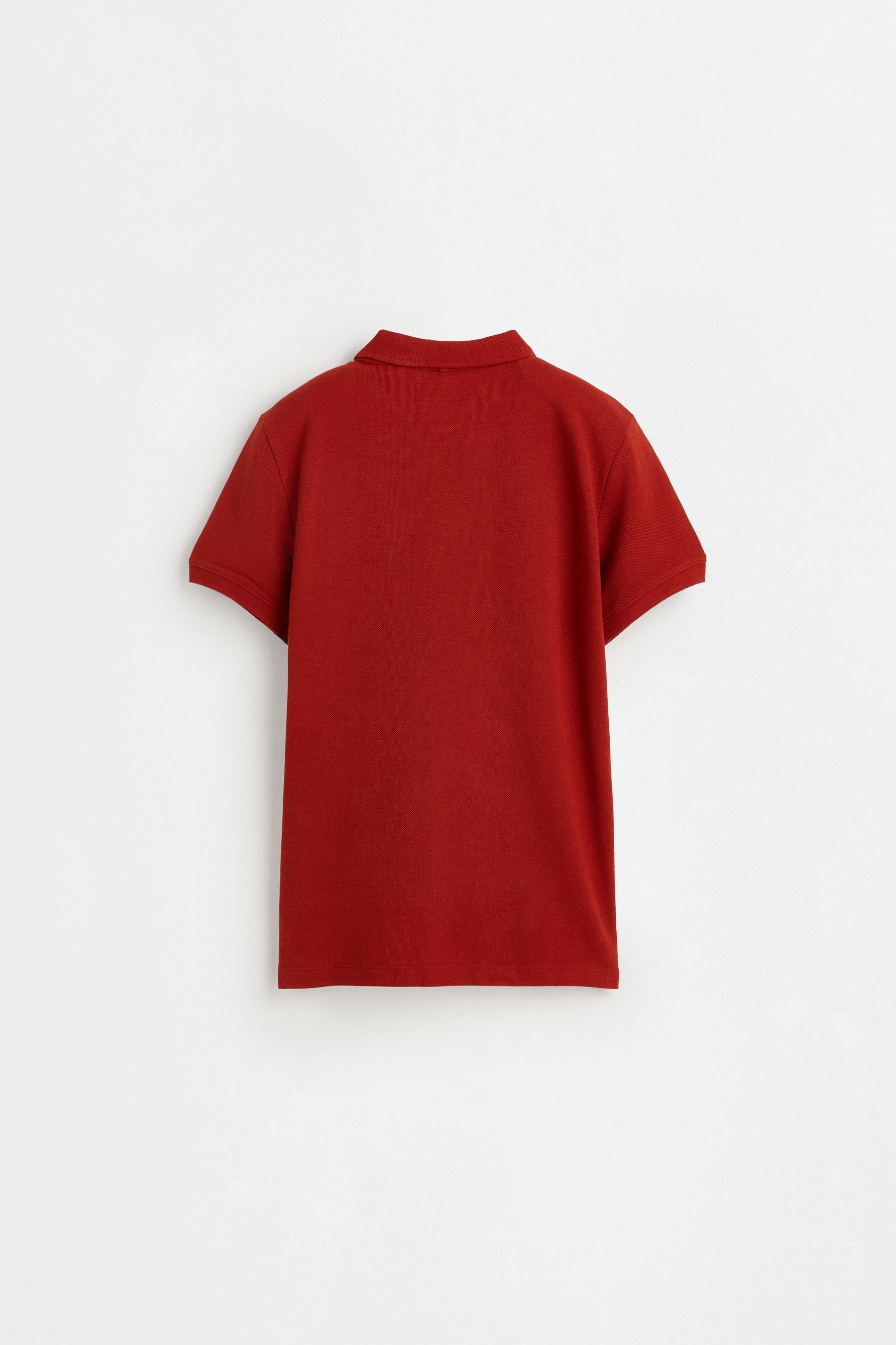 Basic polo shirt — DARK PINK