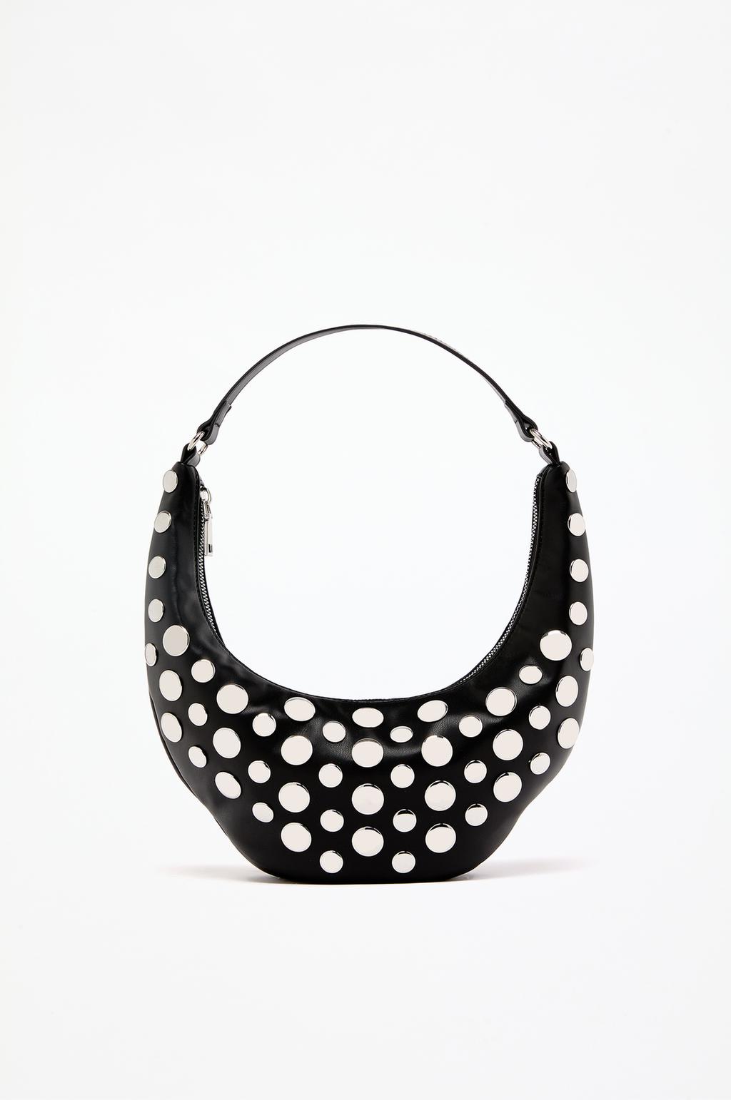 Studded shoulder bag