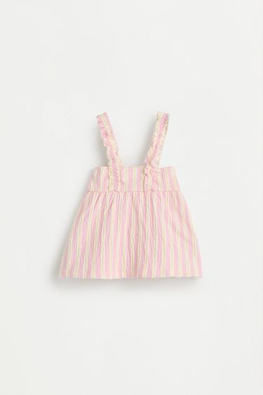 Gingham crepe top and shorts co-ord — PINK 4