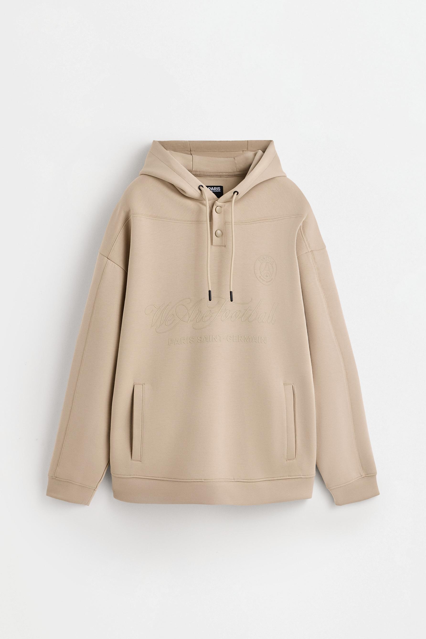 Paris Saint-Germain x Lefties buttoned sweatshirt — BISCUIT