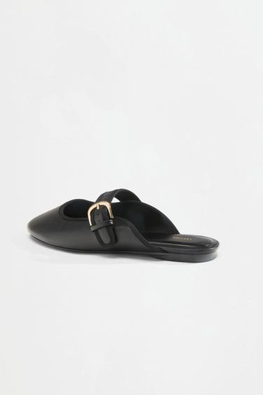 Slingback ballet flats — BLACK 4
